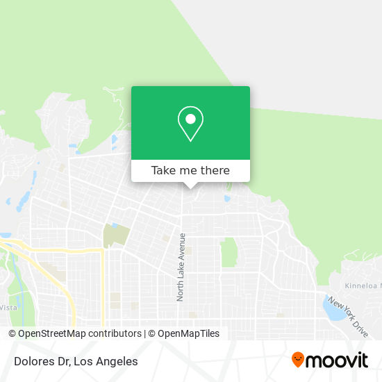 Dolores Dr map