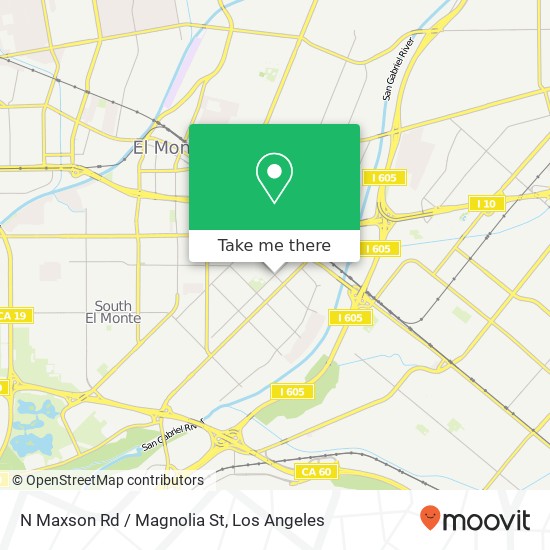 N Maxson Rd / Magnolia St map