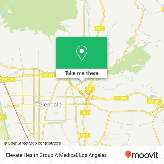 Elevate Health Group A Medical map
