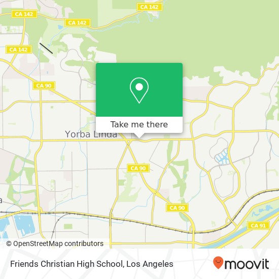 Friends Christian High School map