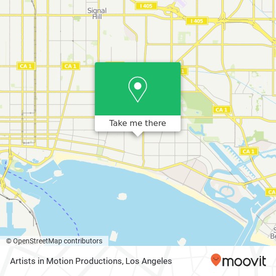 Mapa de Artists in Motion Productions