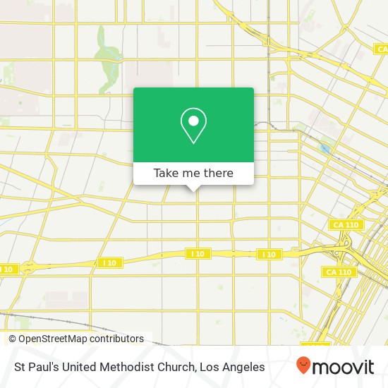 Mapa de St Paul's United Methodist Church