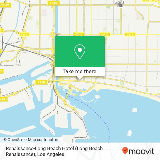 Mapa de Renaissance-Long Beach Hotel