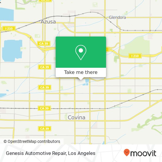 Genesis Automotive Repair map