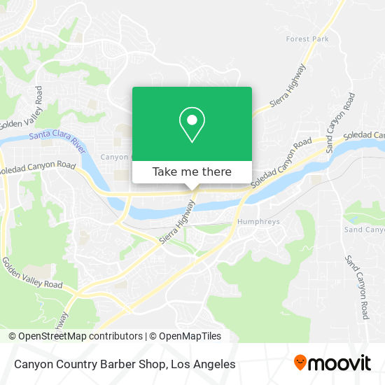 Mapa de Canyon Country Barber Shop