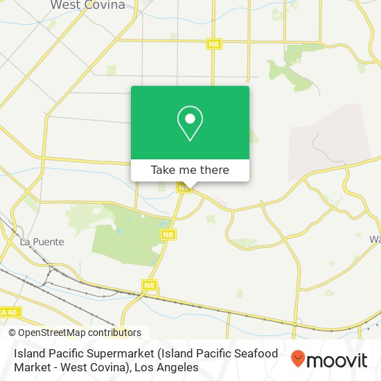 Island Pacific Supermarket (Island Pacific Seafood Market - West Covina) map