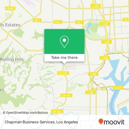 Chapman Business Services map