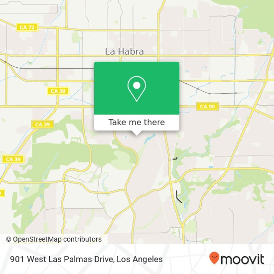 901 West Las Palmas Drive map