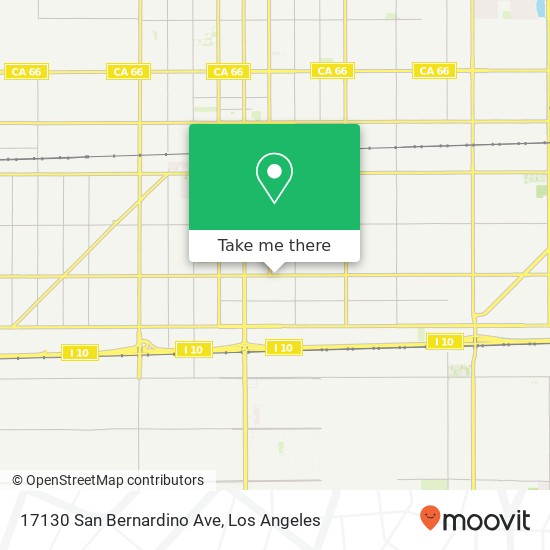 Mapa de 17130 San Bernardino Ave