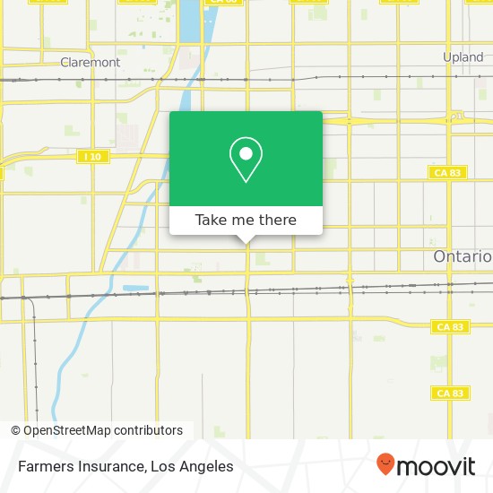 Mapa de Farmers Insurance