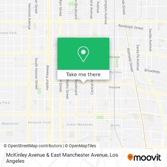 McKinley Avenue & East Manchester Avenue map