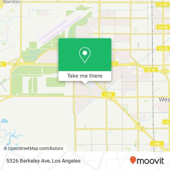Mapa de 5326 Berkeley Ave