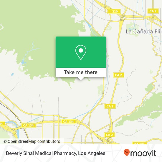 Beverly Sinai Medical Pharmacy map