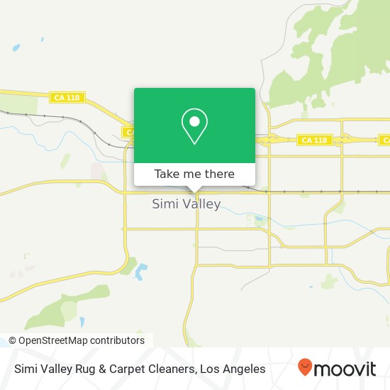 Simi Valley Rug & Carpet Cleaners map