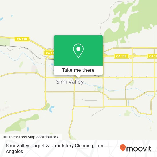 Simi Valley Carpet & Upholstery Cleaning map