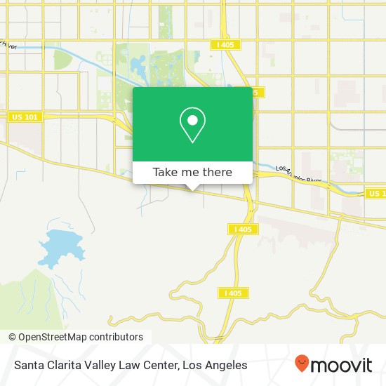 Santa Clarita Valley Law Center map