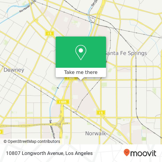 10807 Longworth Avenue map