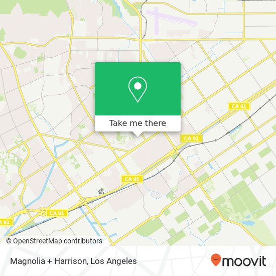 Mapa de Magnolia + Harrison