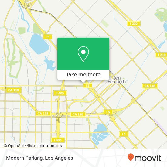 Modern Parking map