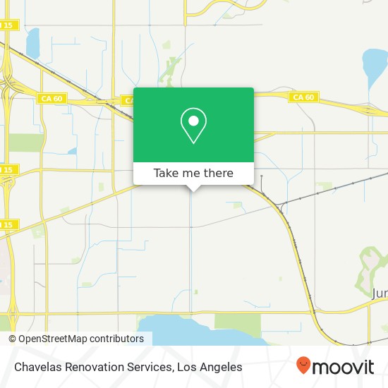 Chavelas Renovation Services map