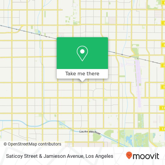 Mapa de Saticoy Street & Jamieson Avenue