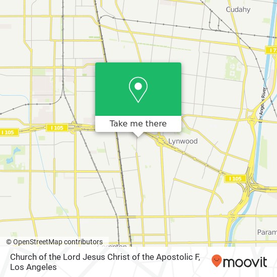 Church of the Lord Jesus Christ of the Apostolic F map