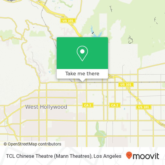 Mapa de TCL Chinese Theatre (Mann Theatres)