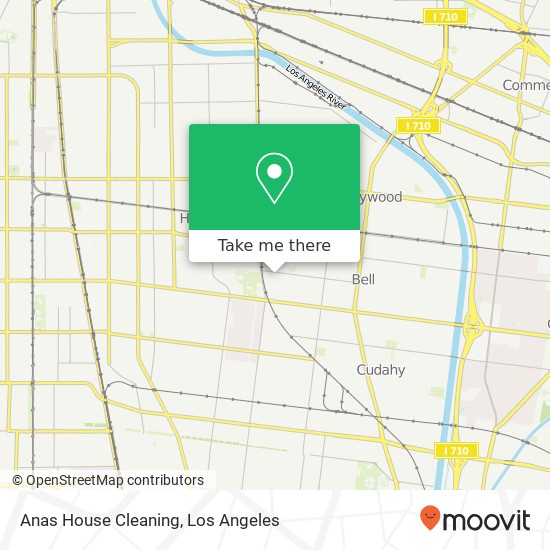 Anas House Cleaning map