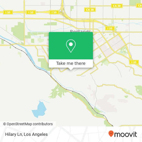 Hilary Ln map