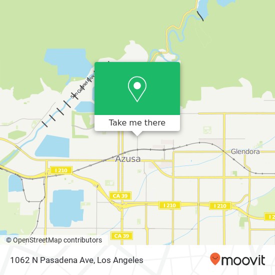 Mapa de 1062 N Pasadena Ave