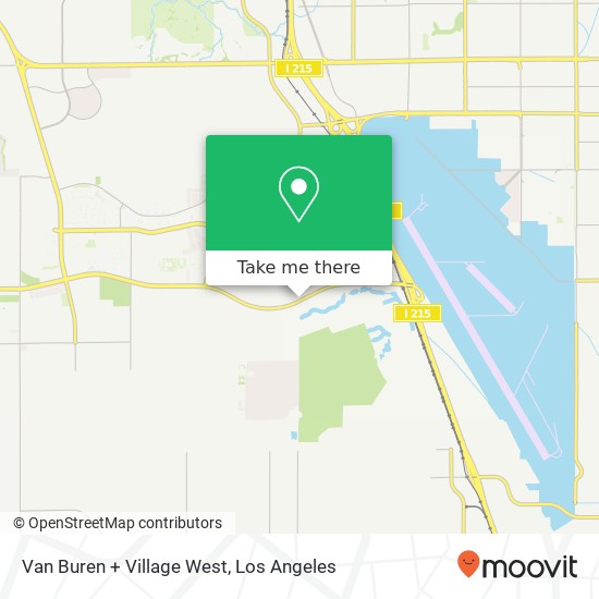 Van Buren + Village West map