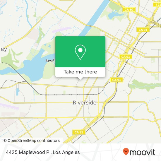 Mapa de 4425 Maplewood Pl