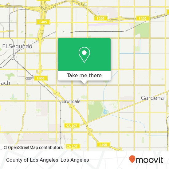 Mapa de County of Los Angeles