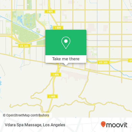 Mapa de Vdara Spa Massage