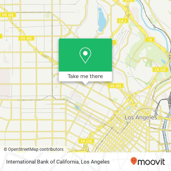 International Bank of California map