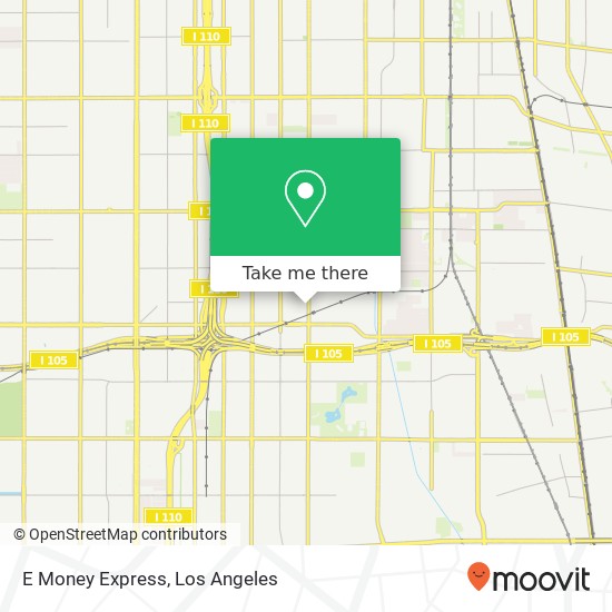 E Money Express map
