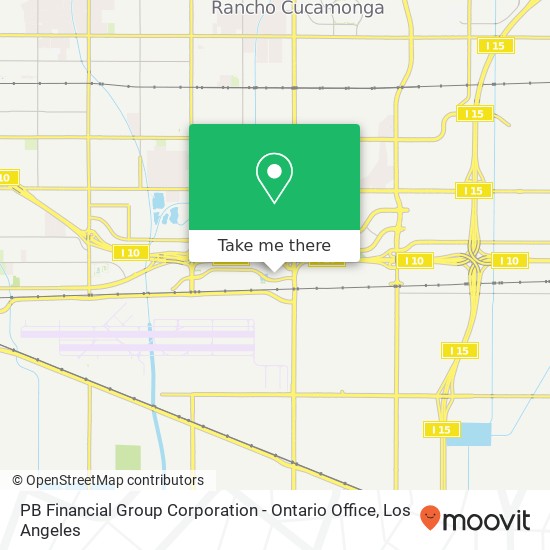 Mapa de PB Financial Group Corporation - Ontario Office
