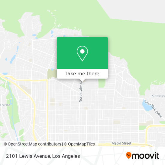 Mapa de 2101 Lewis Avenue