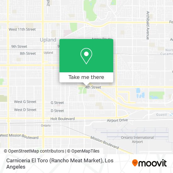 Carniceria El Toro (Rancho Meat Market) map