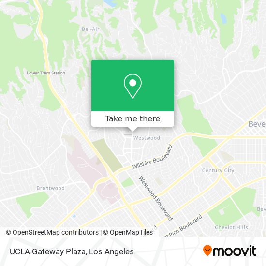 UCLA Gateway Plaza map