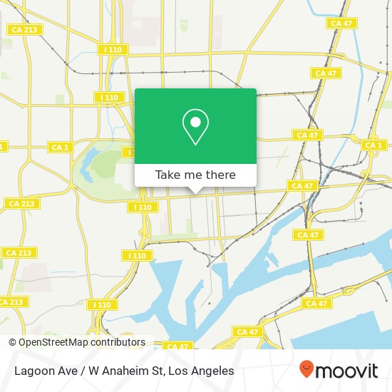 Lagoon Ave / W Anaheim St map