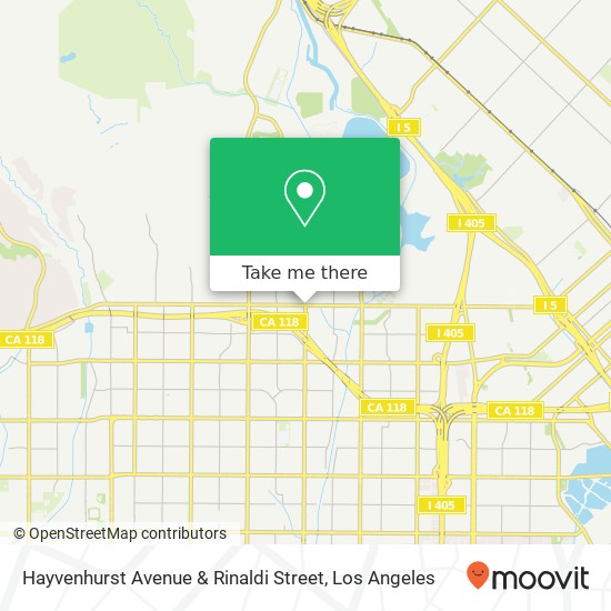 Hayvenhurst Avenue & Rinaldi Street map