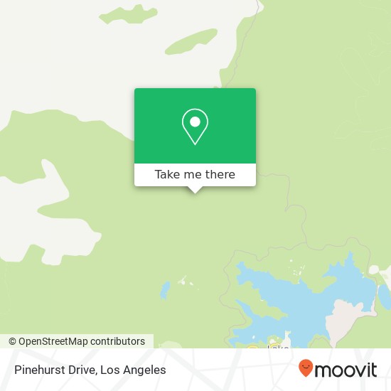 Mapa de Pinehurst Drive