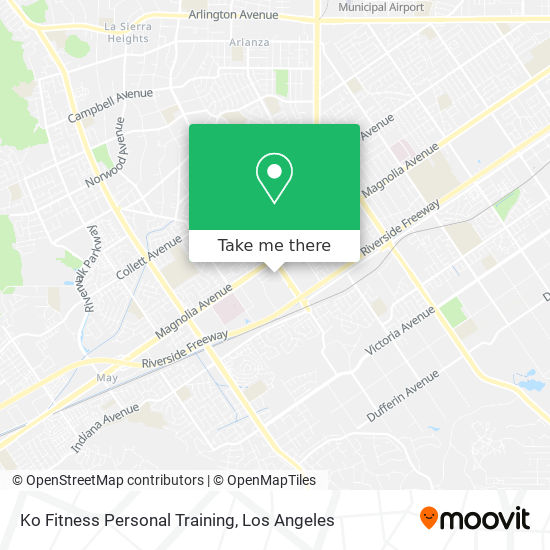 Ko Fitness Personal Training map