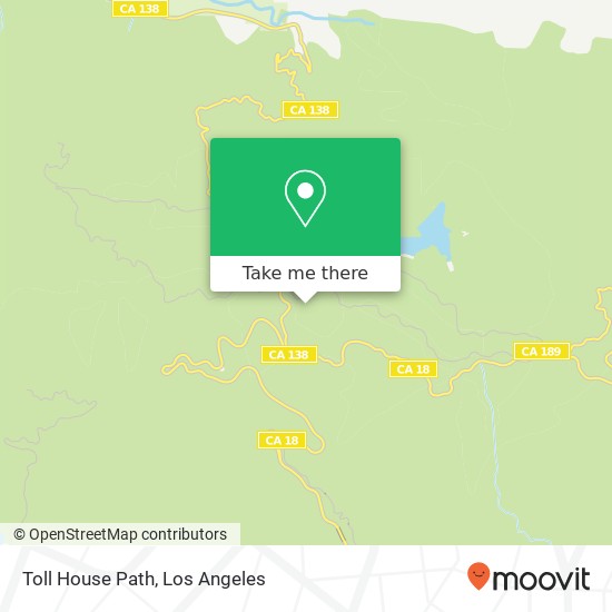 Toll House Path map