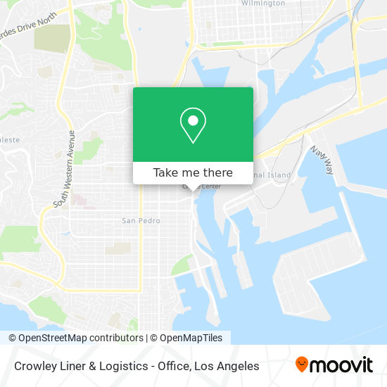 Crowley Liner & Logistics - Office map