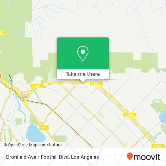 Dronfield Ave / Foothill Blvd map