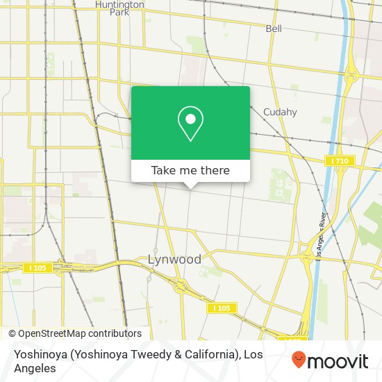 Yoshinoya (Yoshinoya Tweedy & California) map