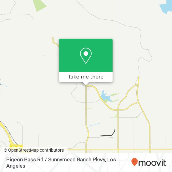 Mapa de Pigeon Pass Rd / Sunnymead Ranch Pkwy