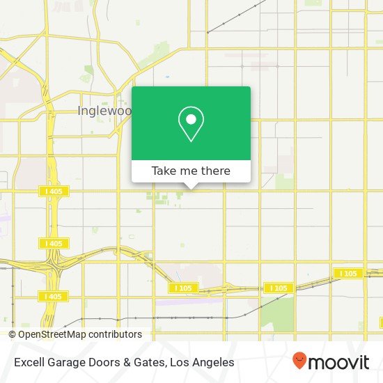Excell Garage Doors & Gates map